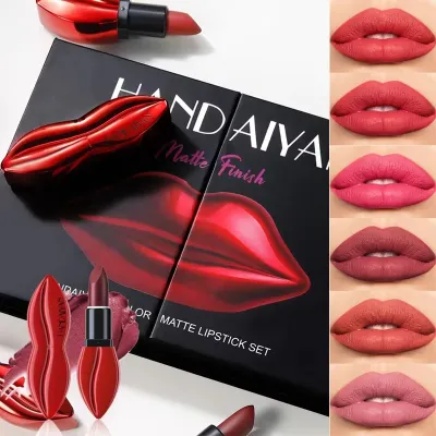 Handaiyan Matte Finish 6 in 1 lipstick set